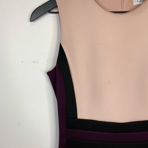 Calvin Klein • Career colorblock sleeveless dress - Picture 3 of 8
